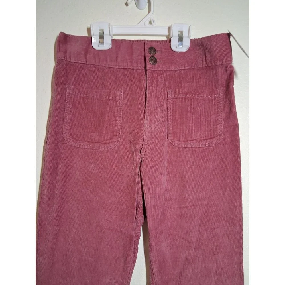 NWT OshKosh B'Gosh Corduroy Pants Flare Leg Retro Y2K 90s Pink Girls Size 14